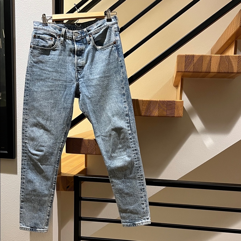 Levi's Light Blue Straight Jeans